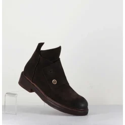 Derbies En Nubuck Marron - Touch03 Piper