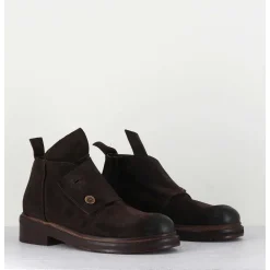 Derbies En Nubuck Marron - Touch03 Piper
