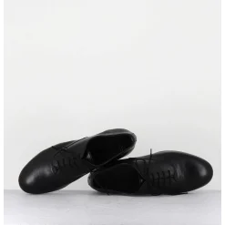Derbies Minimalistes En Cuir Souple Noir - Stja Cow Black