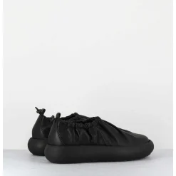 Elastic Donut Shoe Cuir Noir - 1C6854D Travel Black