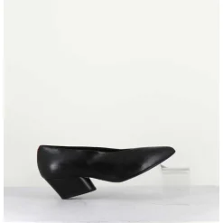 Escarpins En Cuir Noir - Julien14 Nero
