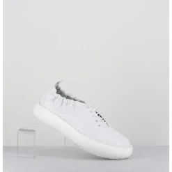 Lace-Up Donut Shoe Cuir Blanc - 1C6856D Travel White