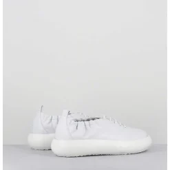 Lace-Up Donut Shoe Cuir Blanc - 1C6856D Travel White
