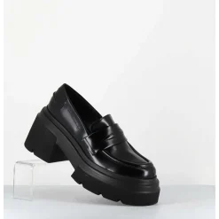 Mocassins Chunky Glace Noir - E3728-T Belt Nero