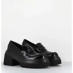 Mocassins Chunky Glace Noir - E3728-T Belt Nero