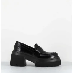 Mocassins Chunky Glace Noir - E3728-T Belt Nero