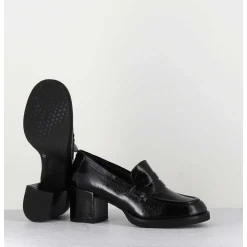 Mocassins En Cuir Brillant Noir - Ah500 Black