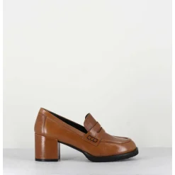 Mocassins En Cuir Camel - Ah500 Brandy