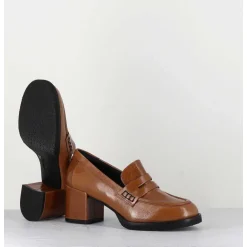 Mocassins En Cuir Camel - Ah500 Brandy