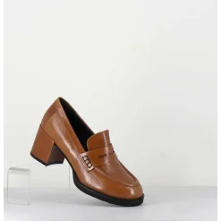 Mocassins En Cuir Camel - Ah500 Brandy