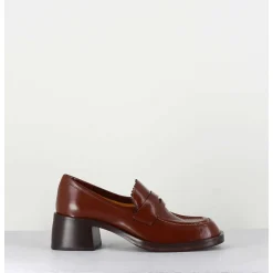 Mocassins En Cuir Marron - R271M Mousse Cuoio