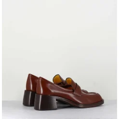 Mocassins En Cuir Marron - R271M Mousse Cuoio