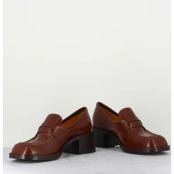 Mocassins En Cuir Marron - R271M Mousse Cuoio