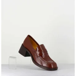 Mocassins En Cuir Marron - R271M Mousse Cuoio