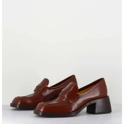 Mocassins En Cuir Marron - R271M Mousse Cuoio