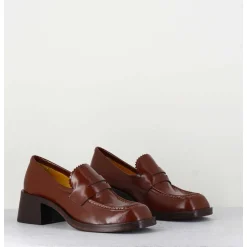Mocassins En Cuir Marron - R271M Mousse Cuoio