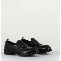 Mocassins En Cuir Noir - Calixte020 Nero