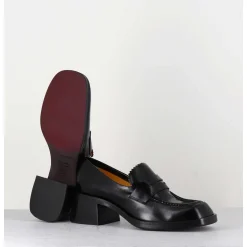 Mocassins En Cuir Noir - R271M Mousse Nero