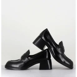 Mocassins En Cuir Noir - R271M Mousse Nero