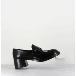 Mocassins En Cuir Noir - R271M Mousse Nero