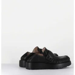 Mocassins En Cuir Souple Noir Semelle Legere - X23 Maestrale Nero