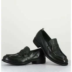 Mocassins En Cuir Vert - Calixte020 Dephts