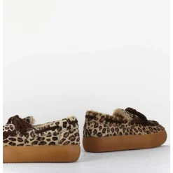 Mocassins Sneakers Poulain Imprime Leopard - 50946 027 Leopardo