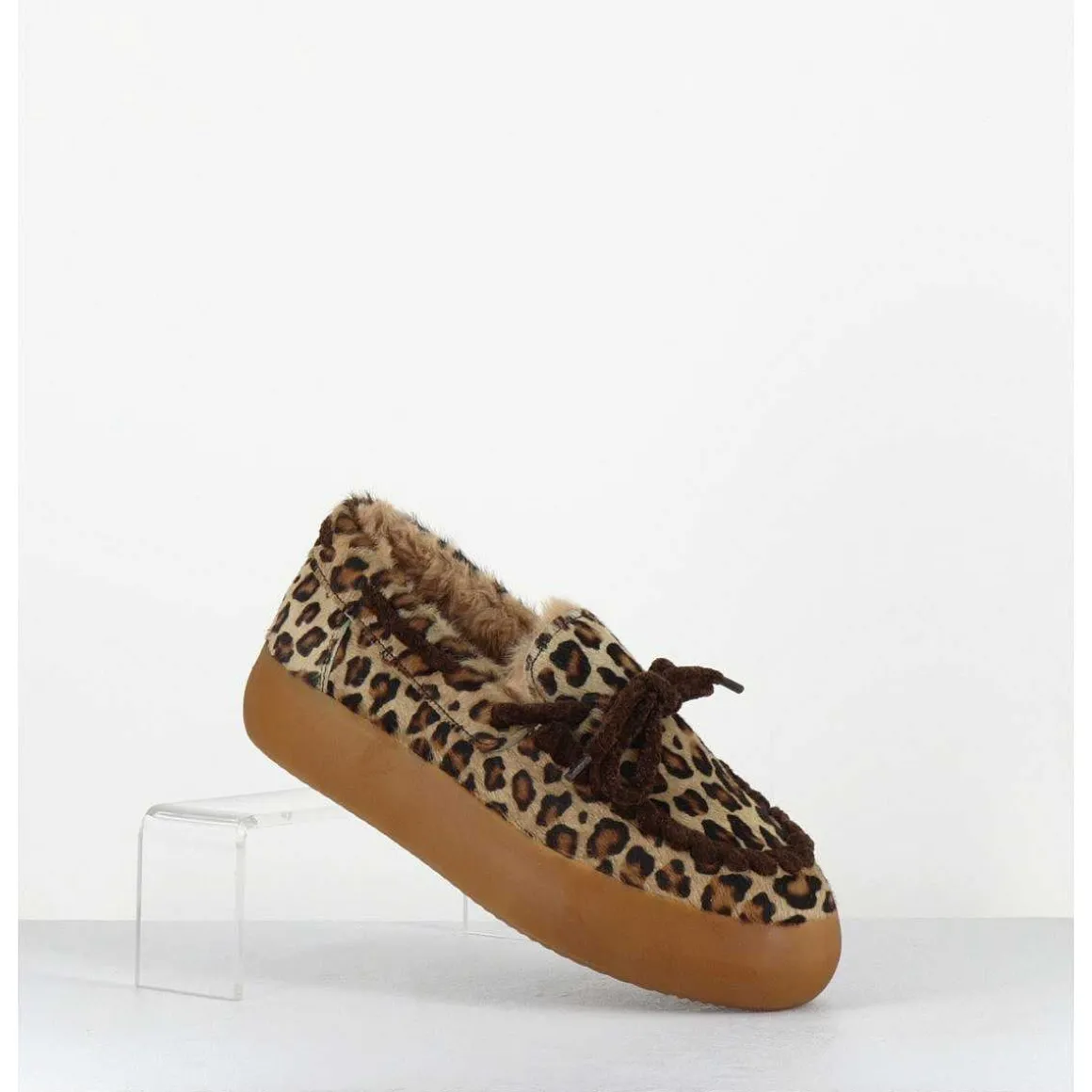 Mocassins Sneakers Poulain Imprime Leopard - 50946 027 Leopardo