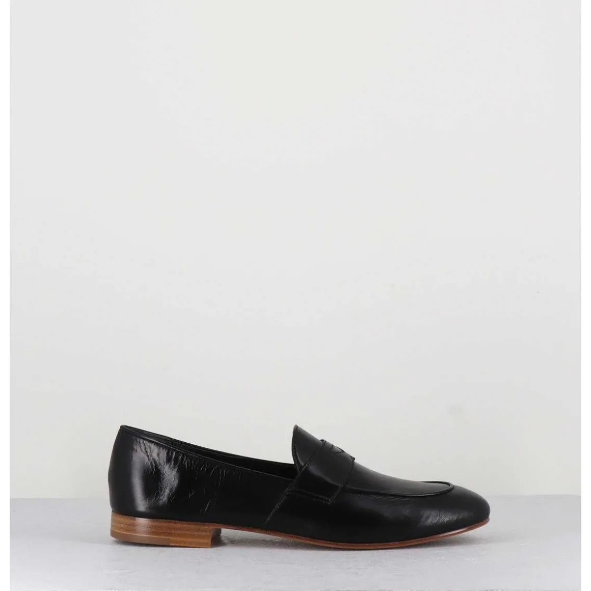 Mocassins Souples En Cuir Noir - N126 Nero