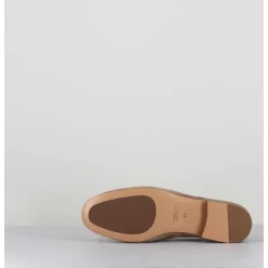 Mocassins Souples En Daim Taupe Clair - N126 Beige
