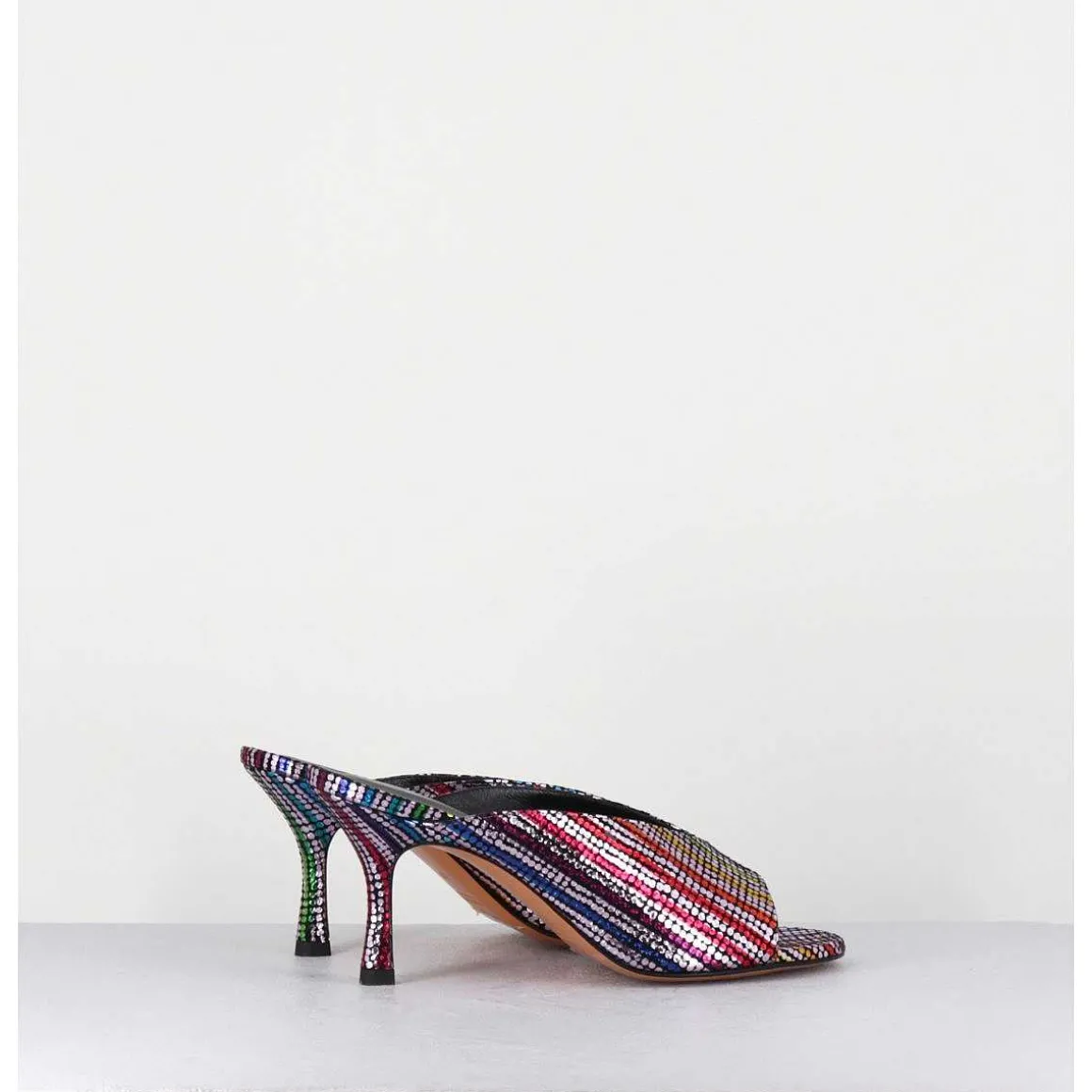 Mules A Taon Disco Print 80S - Sosta Tennis Nero