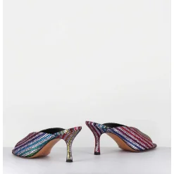 Mules A Taon Disco Print 80S - Sosta Tennis Nero