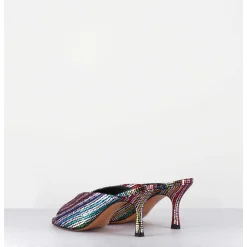 Mules A Taon Disco Print 80S - Sosta Tennis Nero