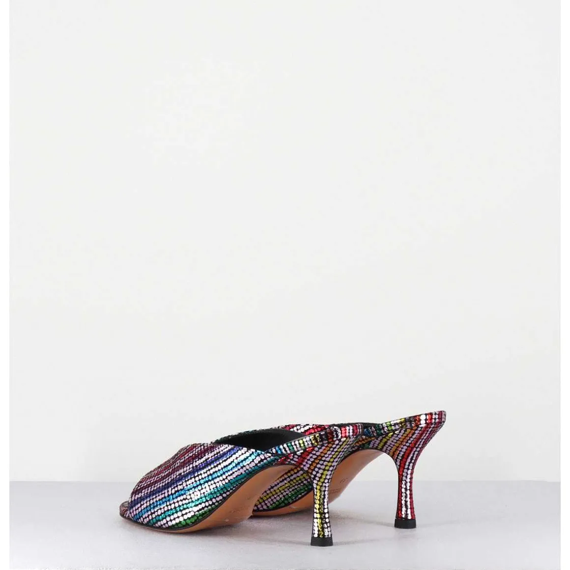 Mules A Taon Disco Print 80S - Sosta Tennis Nero