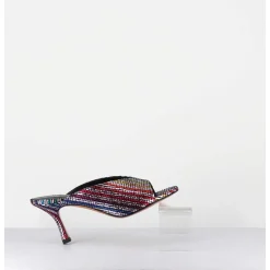 Mules A Taon Disco Print 80S - Sosta Tennis Nero