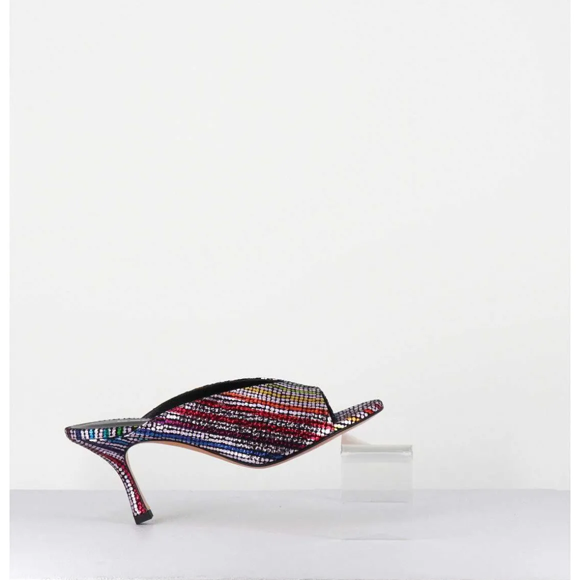 Mules A Taon Disco Print 80S - Sosta Tennis Nero