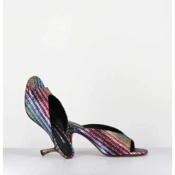 Mules A Taon Disco Print 80S - Sosta Tennis Nero