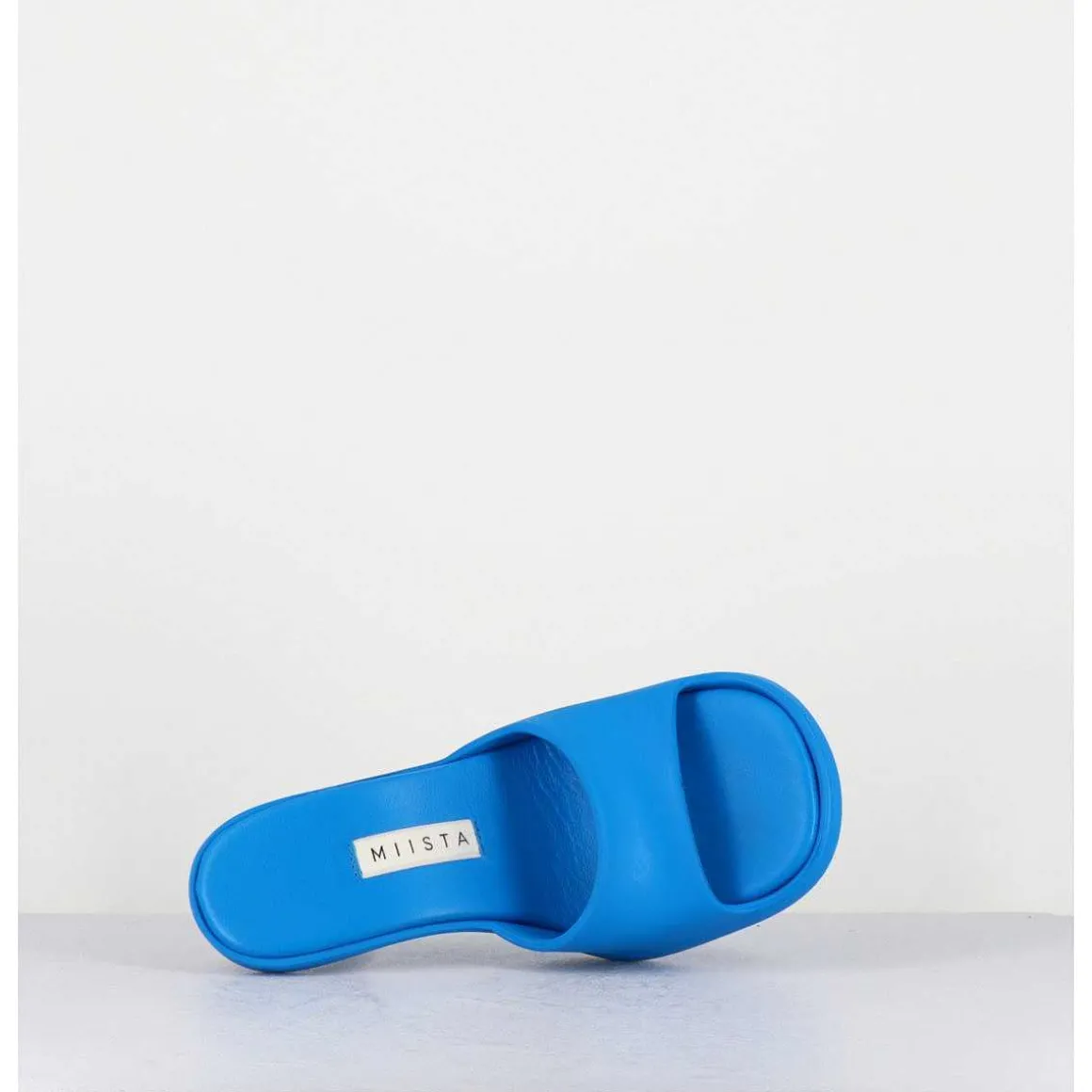 Mules Barbie En Gomme Bleu & Talon Stiletto - Ida Blue Sandals