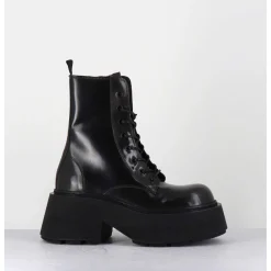 Rangers A Lacets En Cuir Anthracite Fume - 1D7700D Apollo Smog