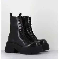 Rangers A Lacets En Cuir Anthracite Fume - 1D7700D Apollo Smog