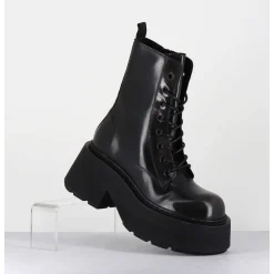 Rangers A Lacets En Cuir Anthracite Fume - 1D7700D Apollo Smog