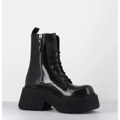 Rangers A Lacets En Cuir Anthracite Fume - 1D7700D Apollo Smog