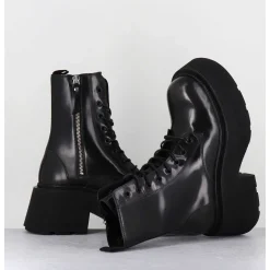 Rangers A Lacets En Cuir Anthracite Fume - 1D7700D Apollo Smog