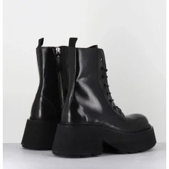 Rangers A Lacets En Cuir Anthracite Fume - 1D7700D Apollo Smog