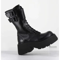 Rangers En Cuir Noir - 1D7708D Mayon Black