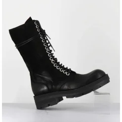 Rangers Hautes Nubuck Noir - Brand Kathy Nero