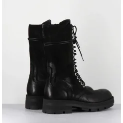 Rangers Hautes Nubuck Noir - Brand Kathy Nero