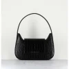 Retro Bag Black - Croco Noir