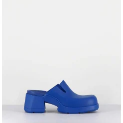 90S Blue Rubber Clogs - Blissa Blue Mules