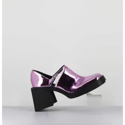 90S Mary-Jane Miroir Rose - Kim Metallic Pink